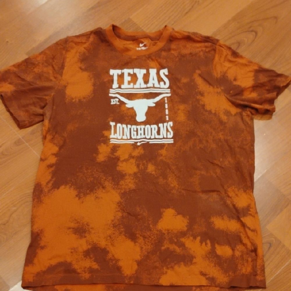 Nike Texas Longhorns Tie-Dye T-Shirt - Orange
